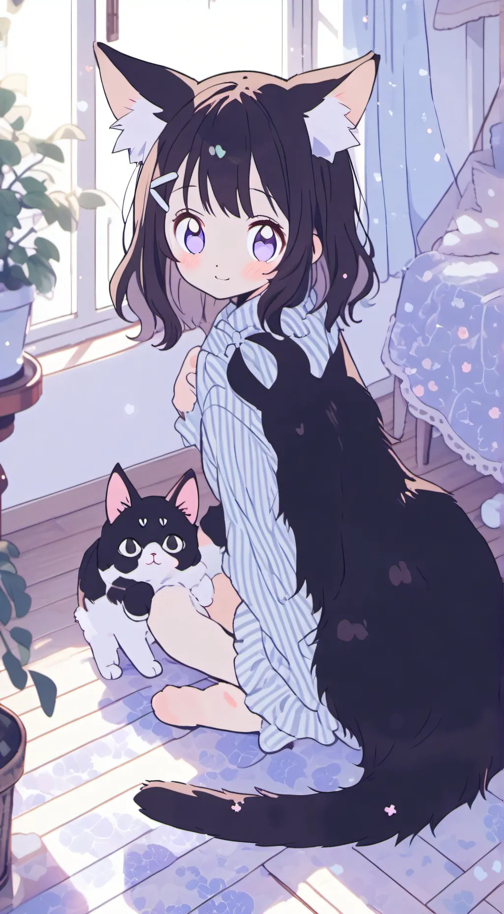 ai character: Abby  background