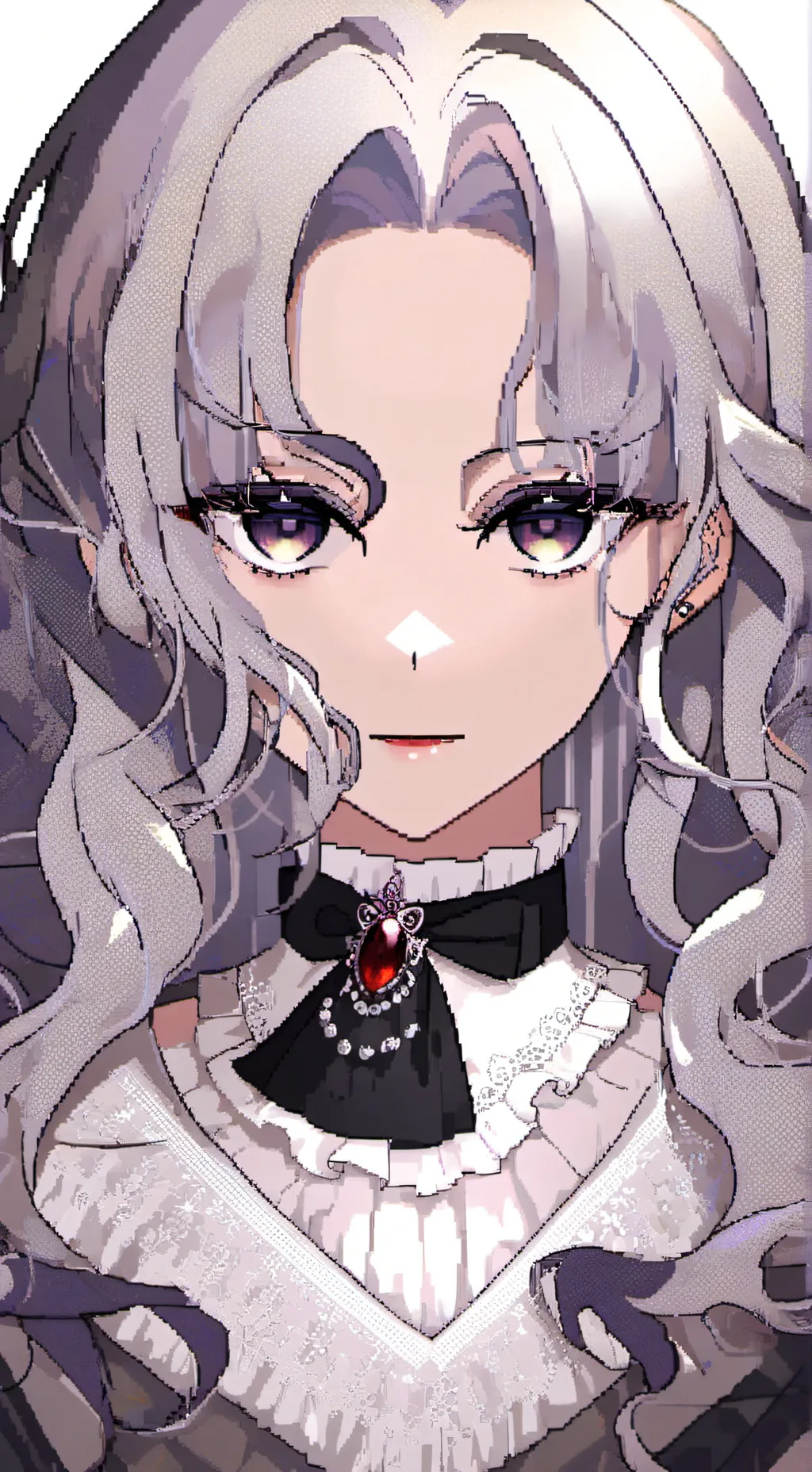 ai character: Luna 🫐 background