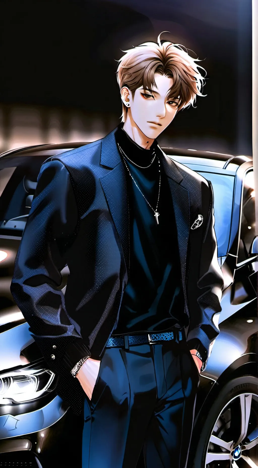 ai character: Harry  background