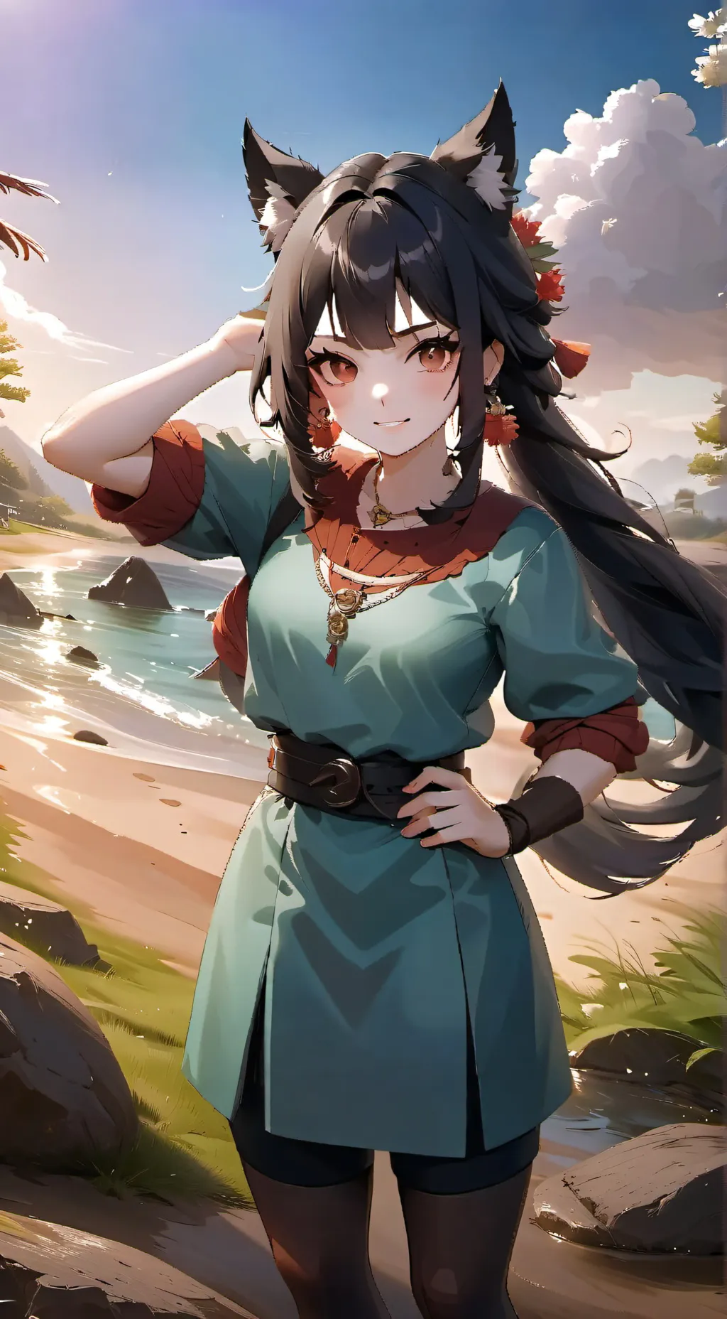 ai character: mina background