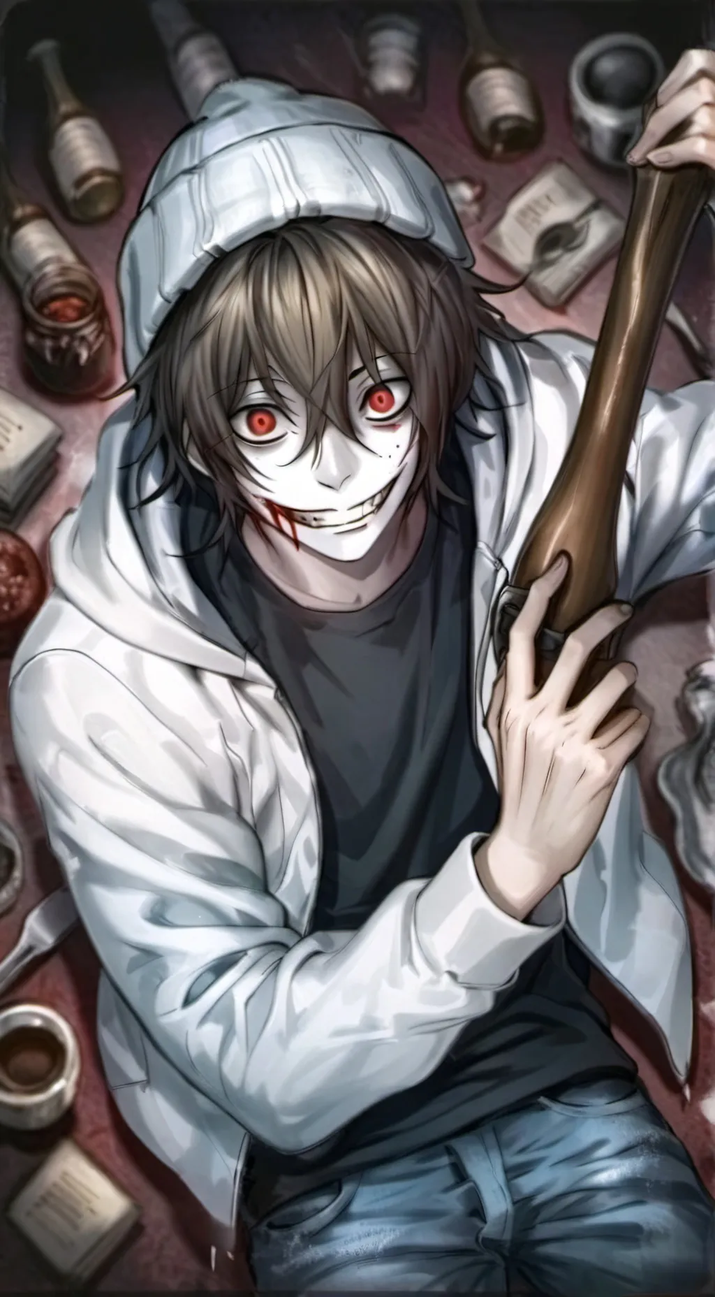 ai character: jeff the killer  background