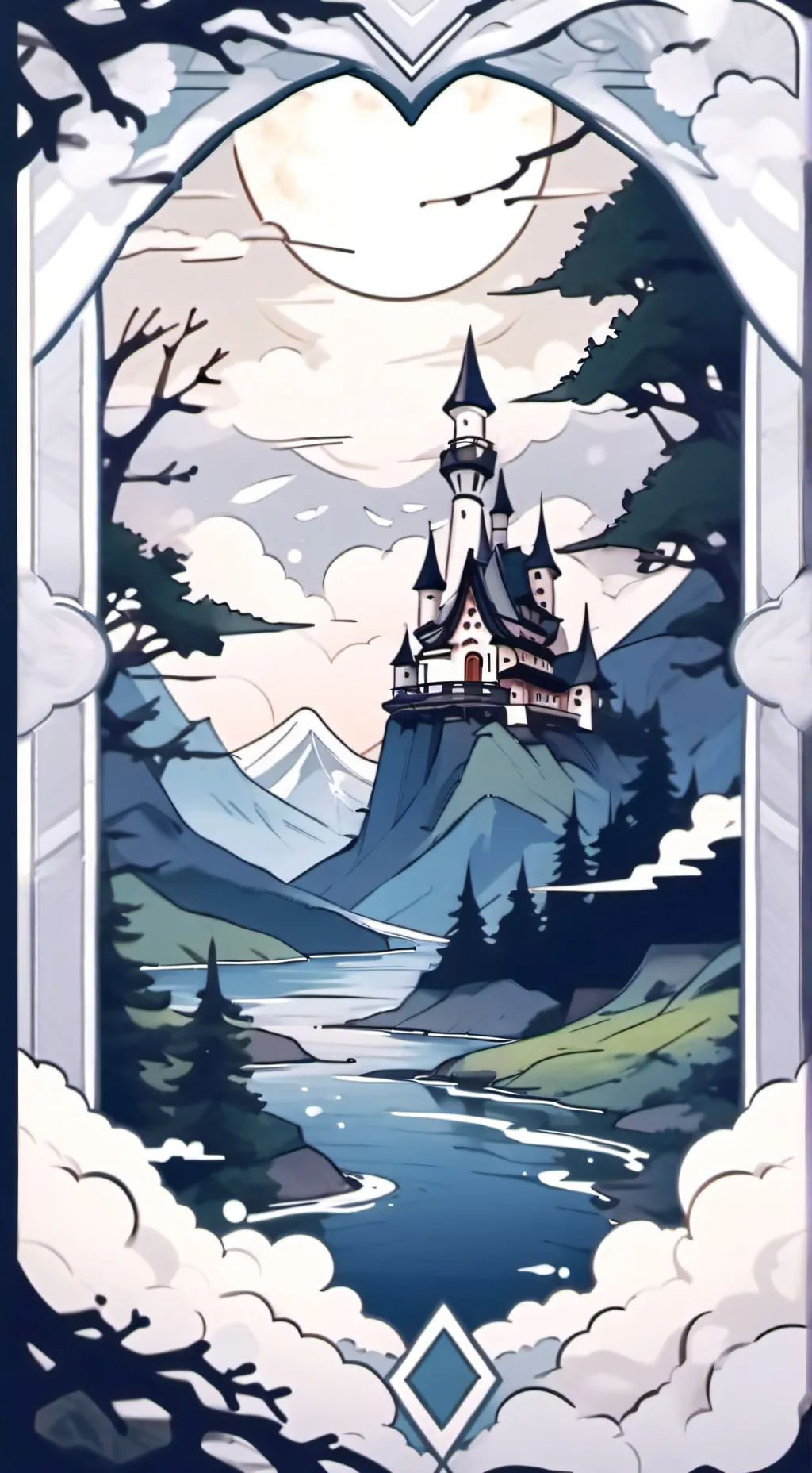 ai character: washing machine background