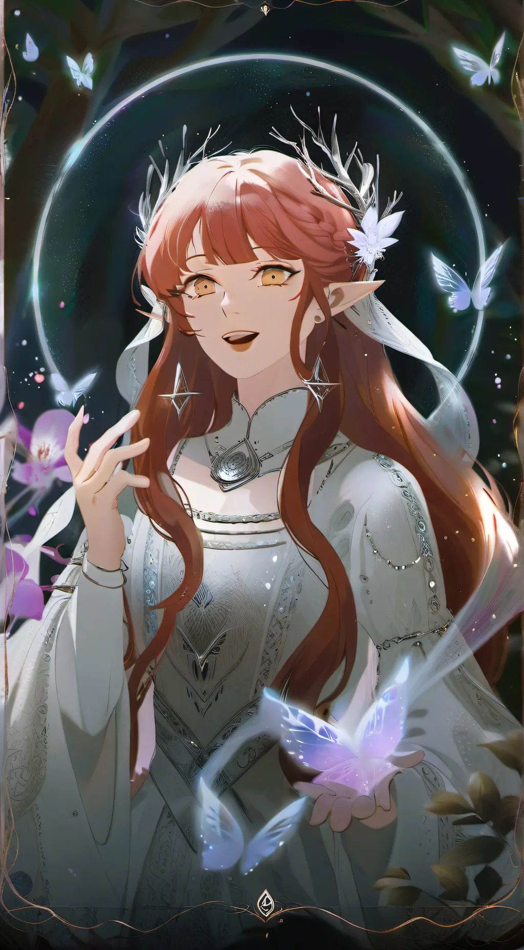 ai character: Lunaria background