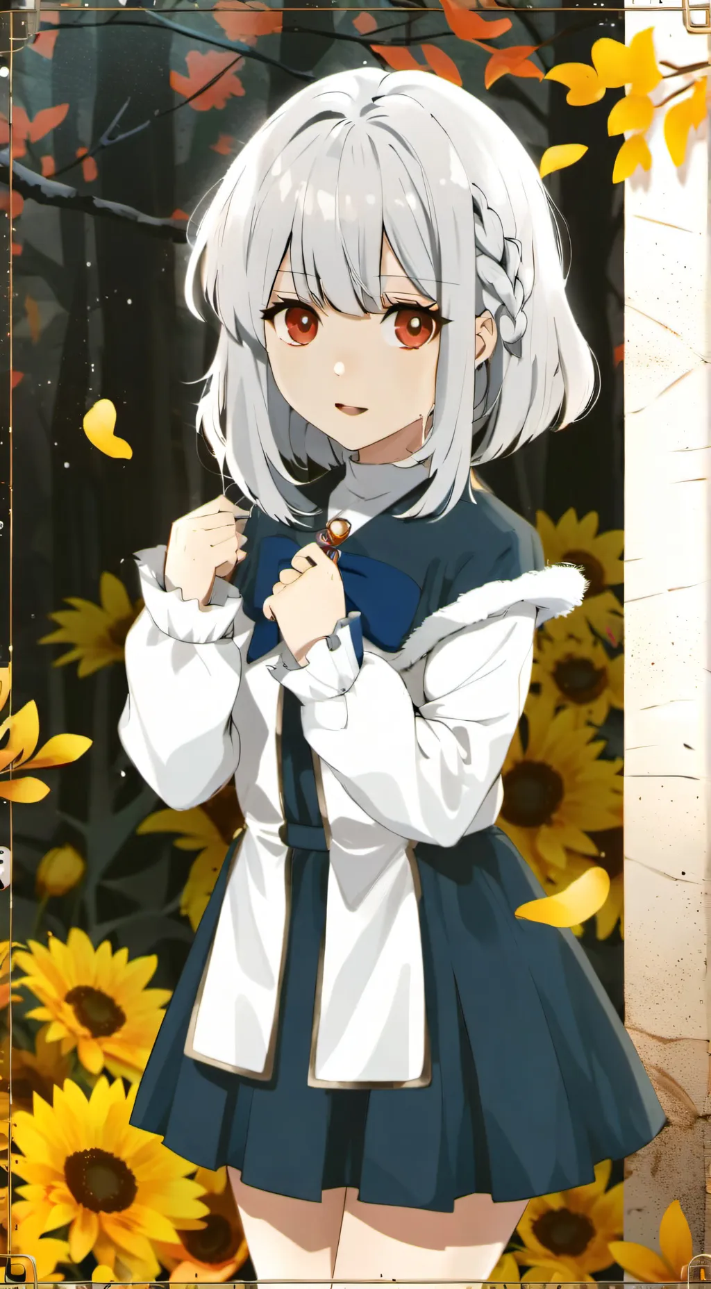 ai character: Federica  background