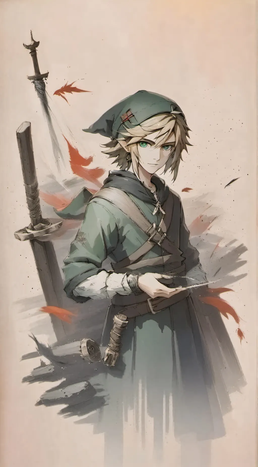 ai character: Ben Drowned background