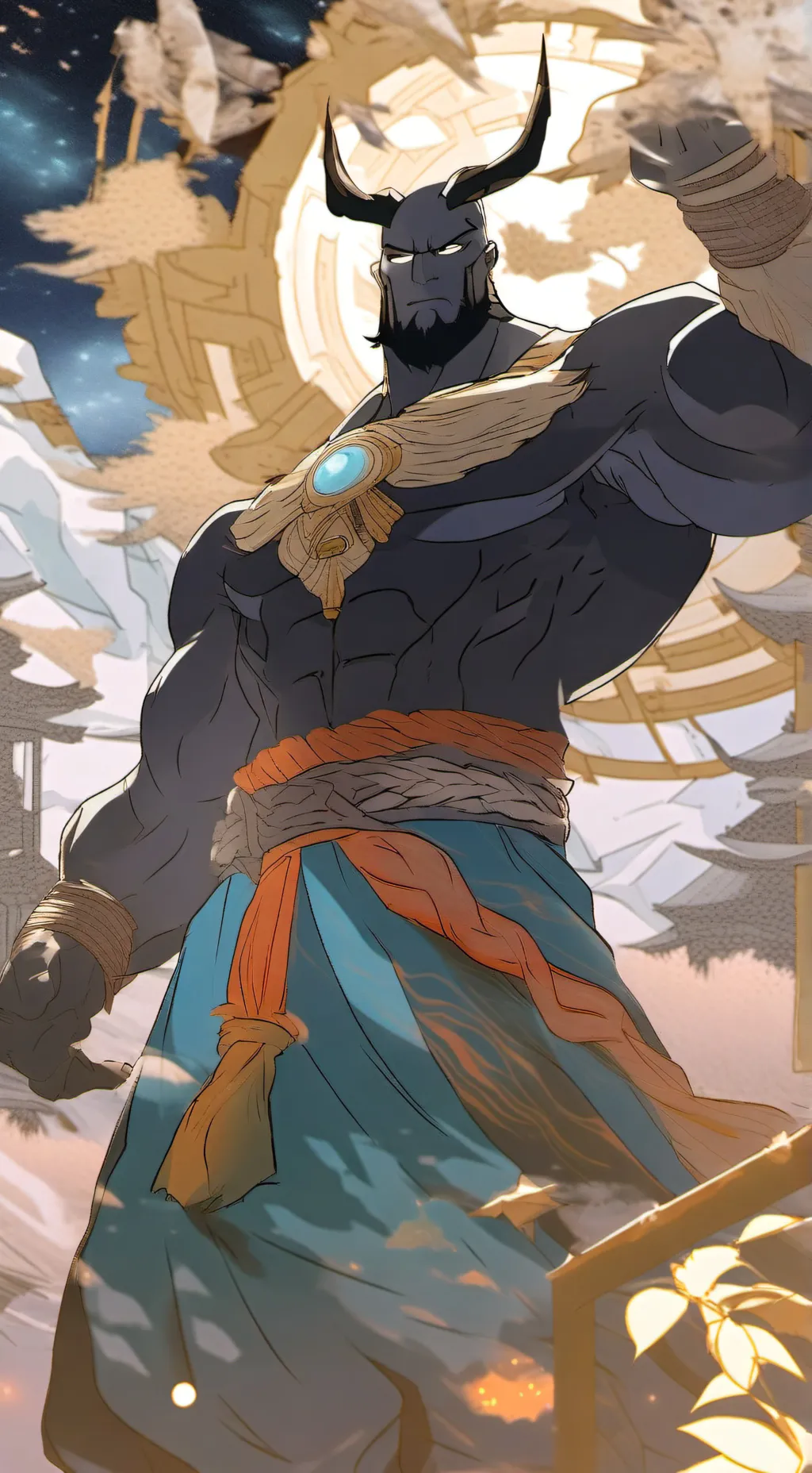 ai character: Soffit~Finale. background