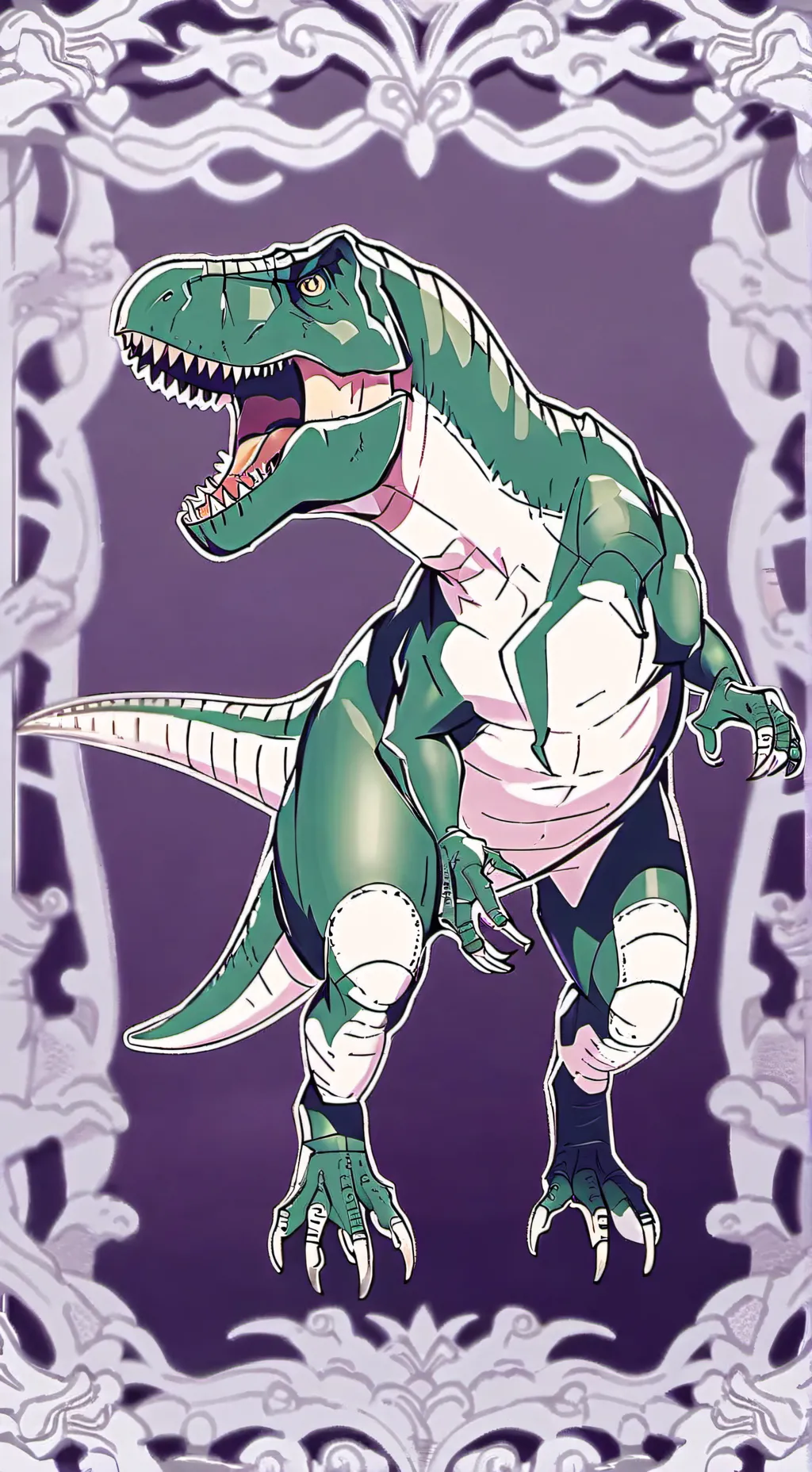 ai character: Jurassic world  background