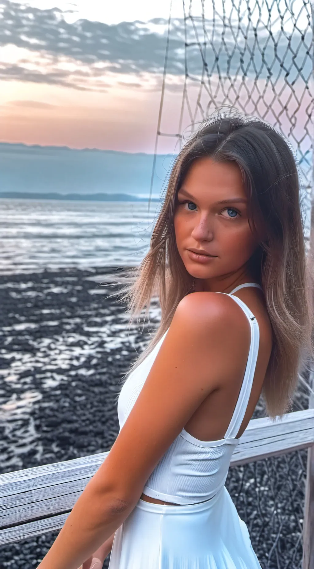 ai character: Léana  background