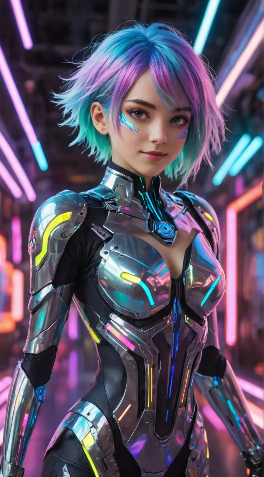 ai character: Lumin background