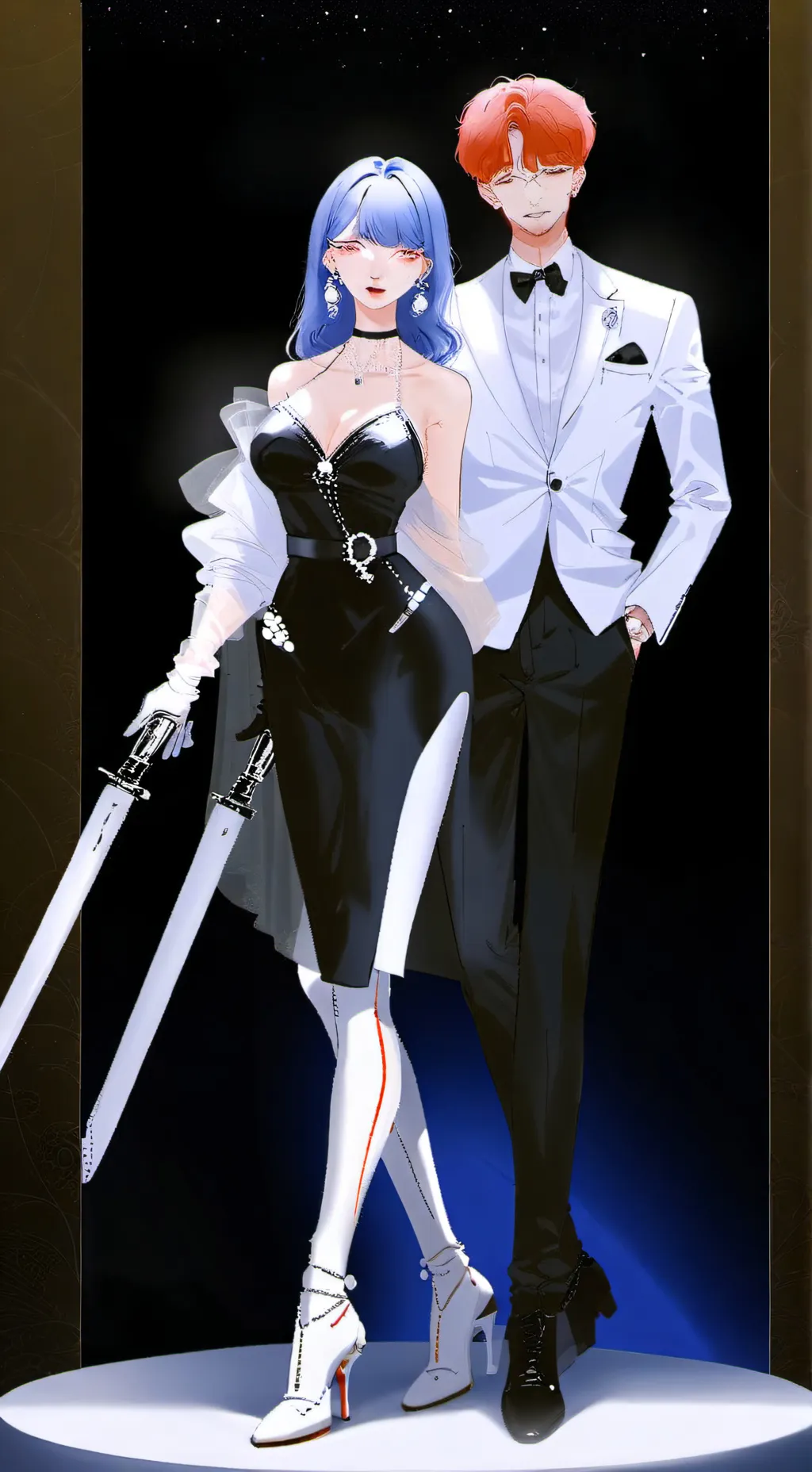 ai character: Aaron and aphmau background