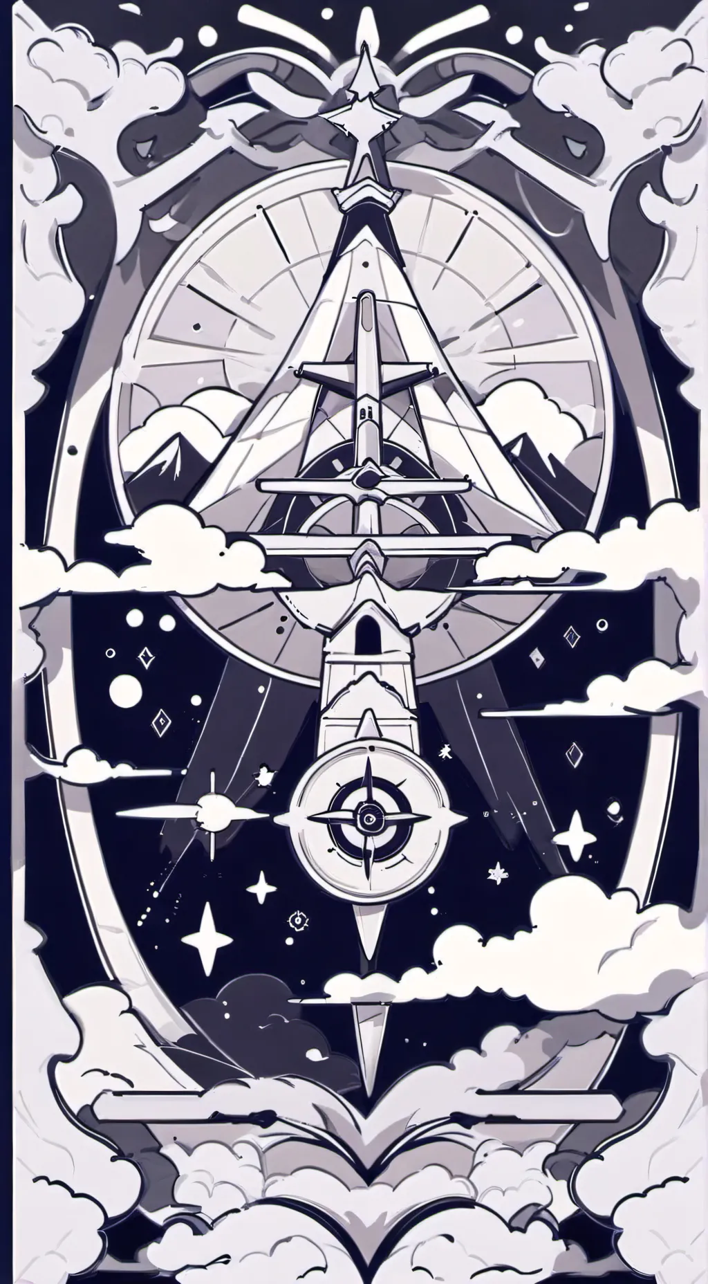 ai character: ENHYPEN DARK MOON background