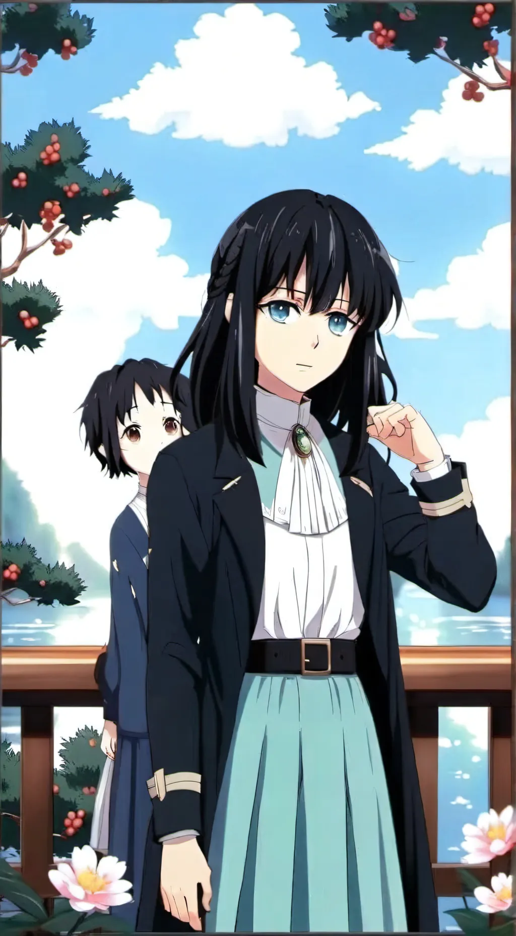 ai character: muichiro tokito background