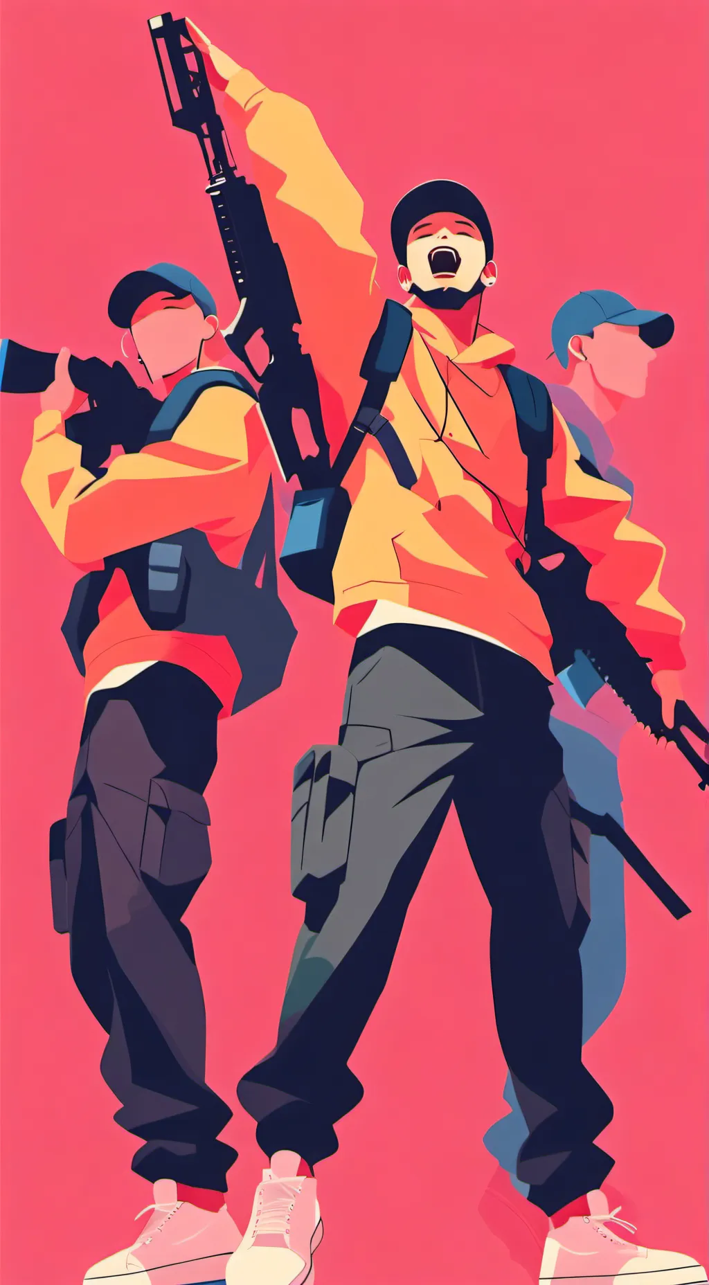 ai character: the most American  background