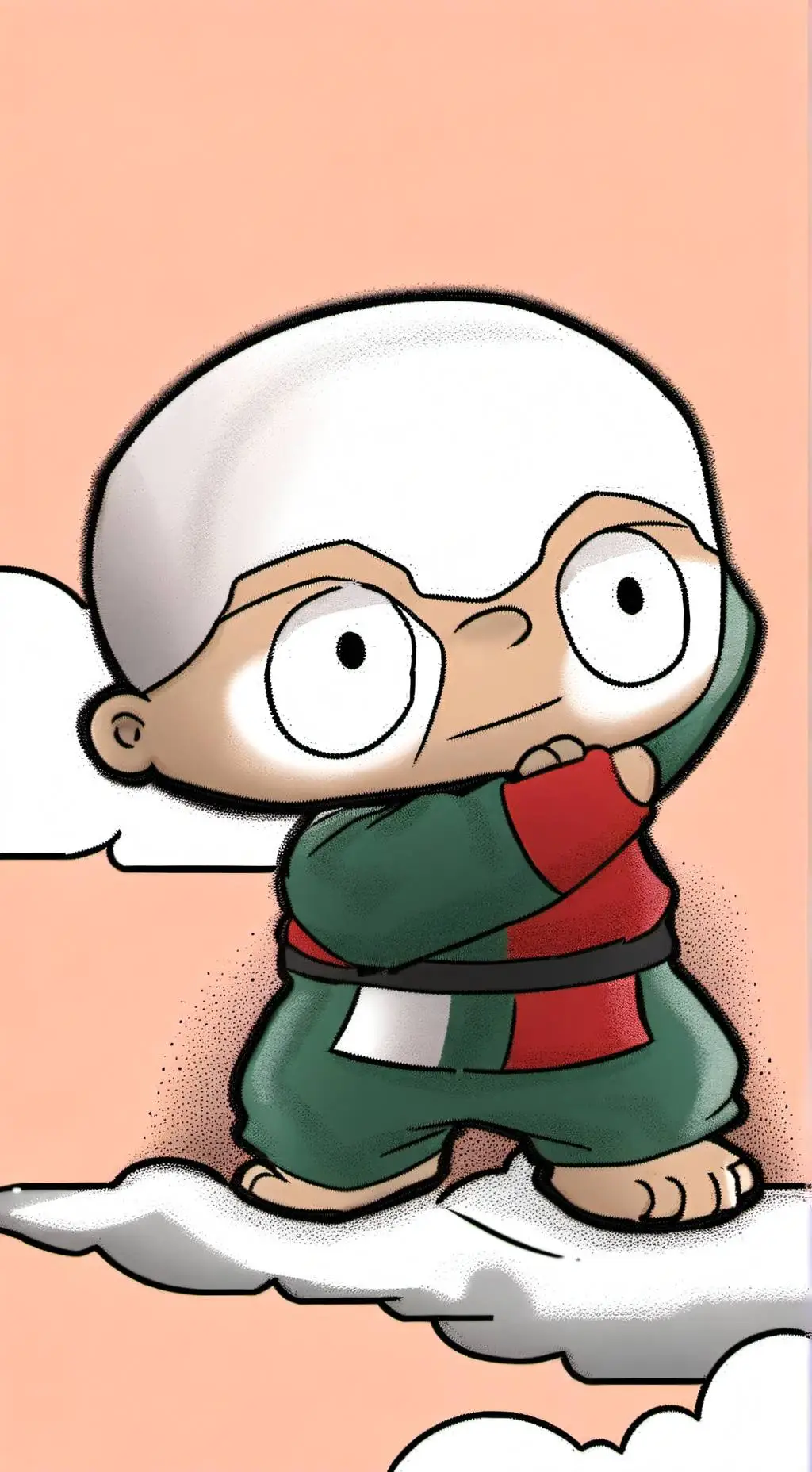 ai character: Stewie Griffin  background