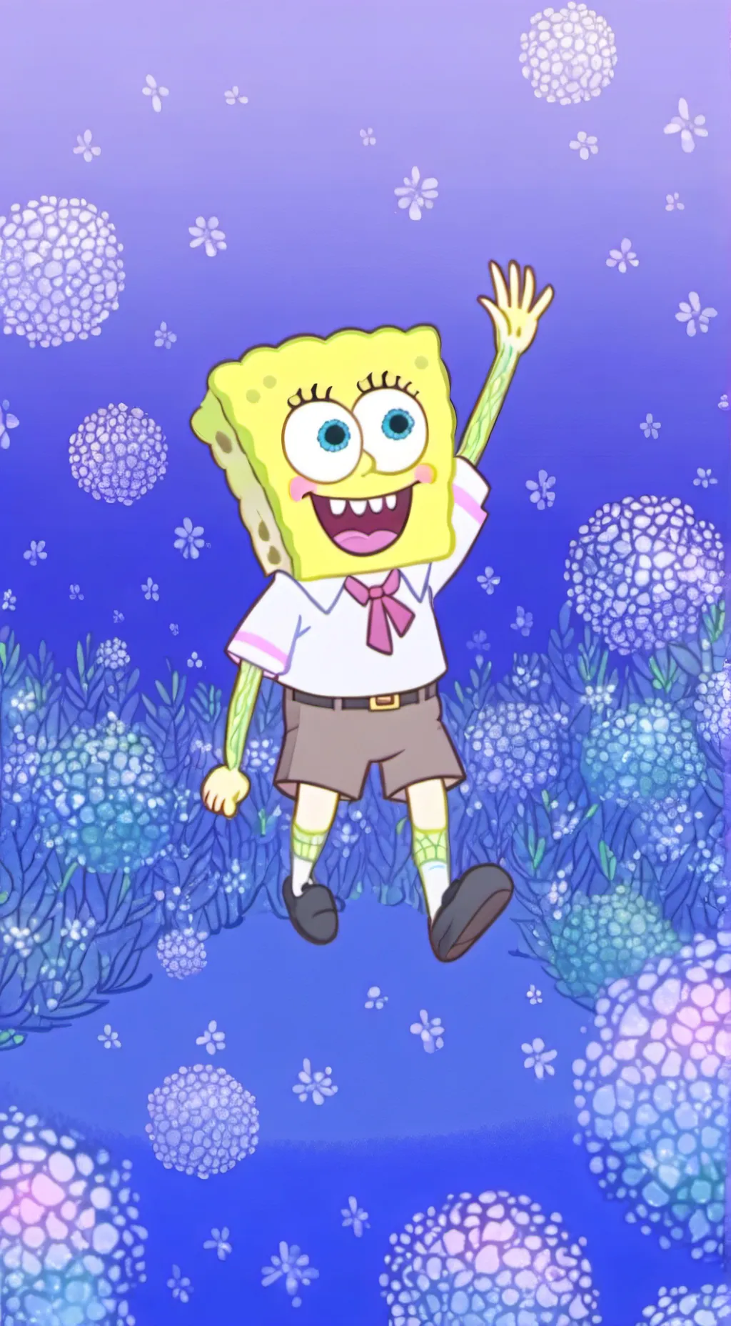 ai character: doodlebob background