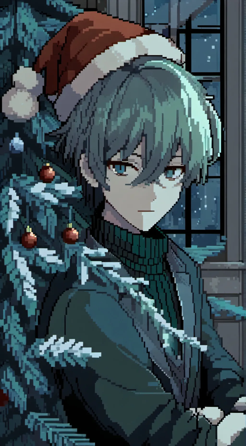 ai character: mha x-mas pregnant background