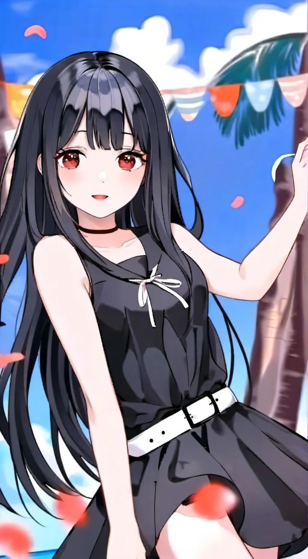 ai character: luna  background