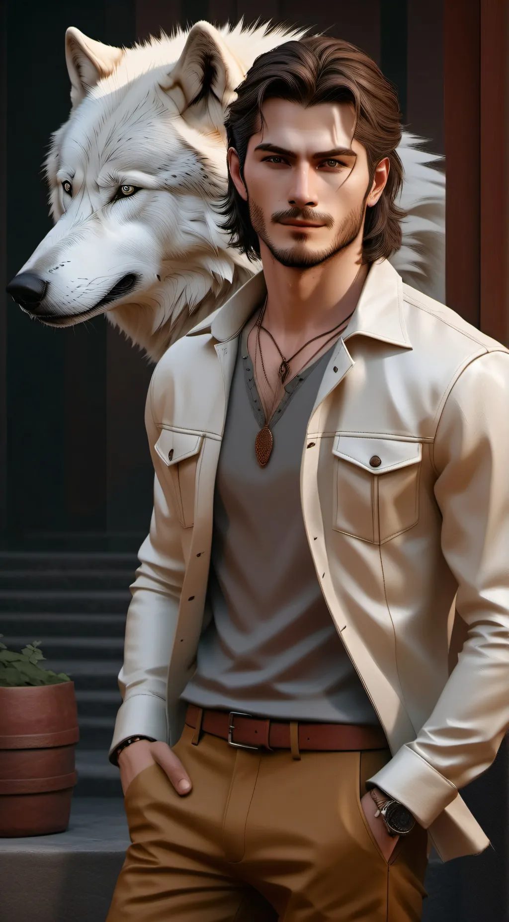 ai character: Marcus  background