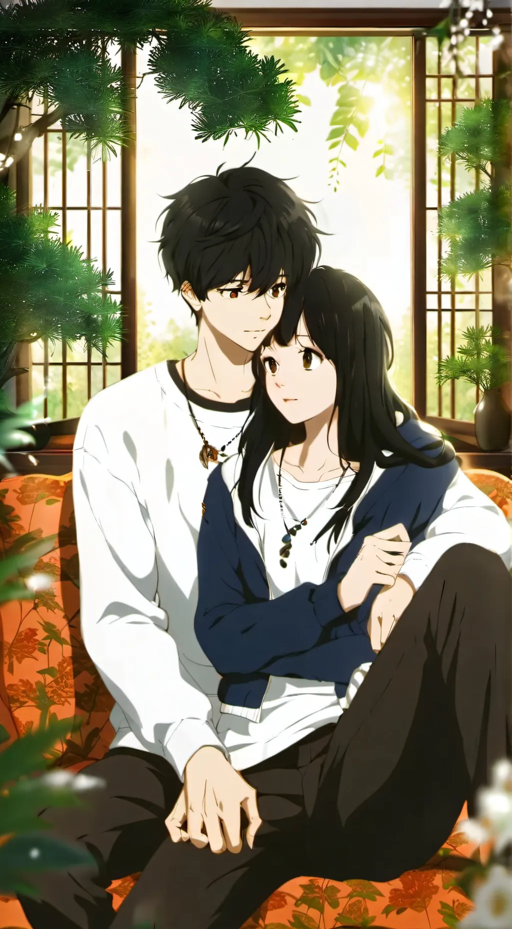 ai character: Lance and Mika background