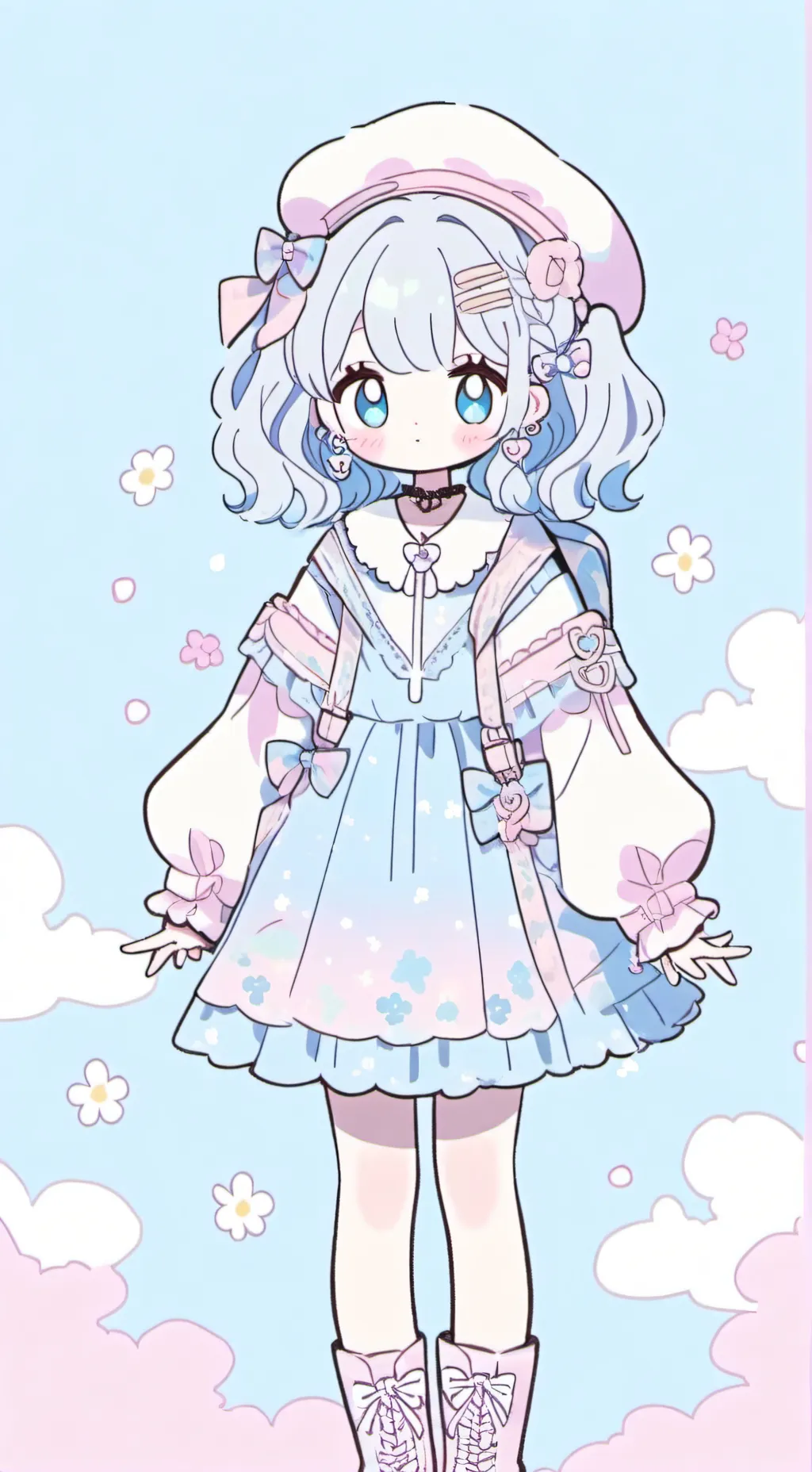 ai character: flora 🌸 background