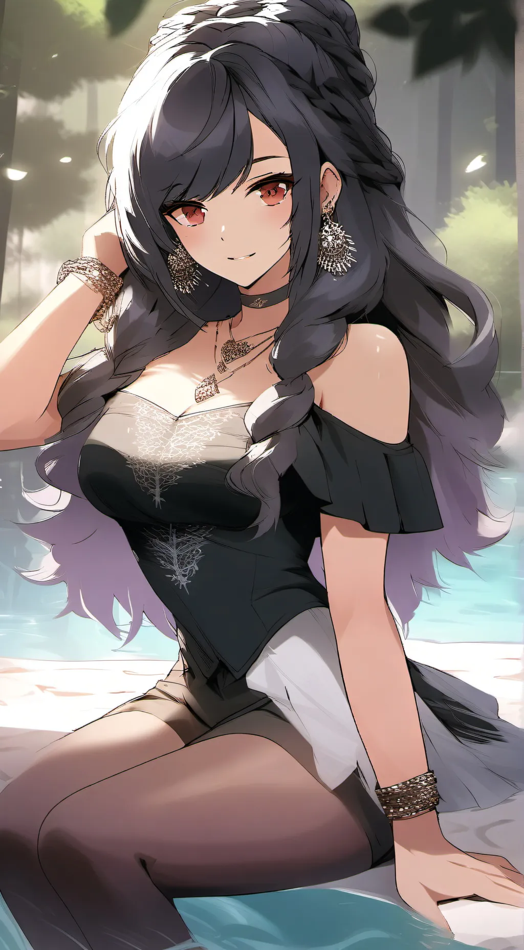 ai character: Aria background