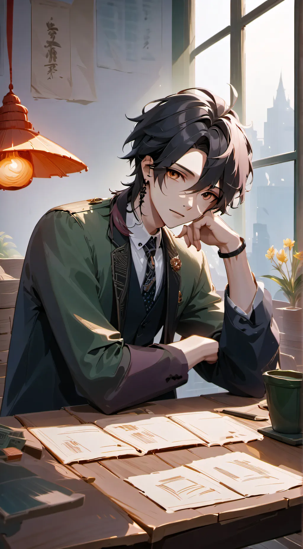 ai character: koop background