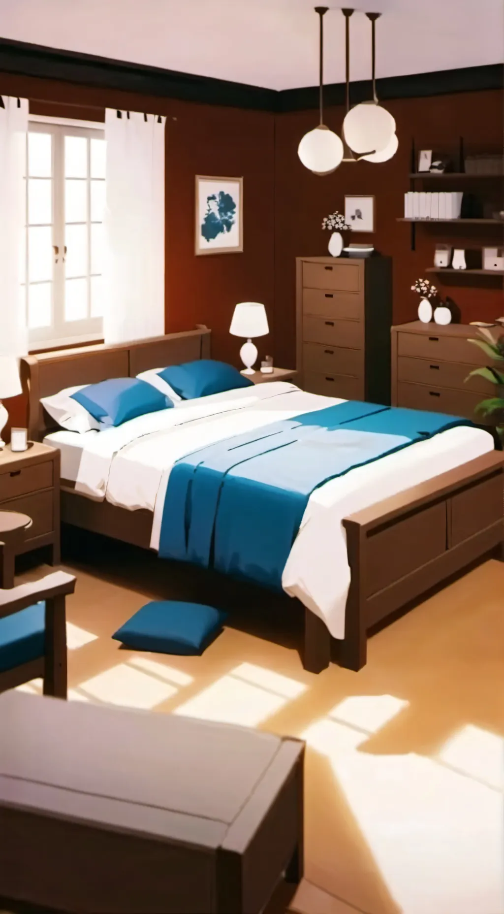 ai character: country sleepover background