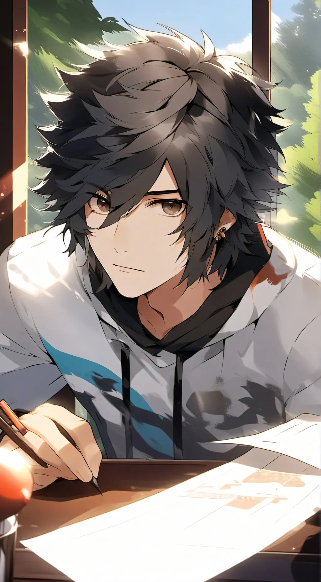 ai character: kny shinobu x tu background