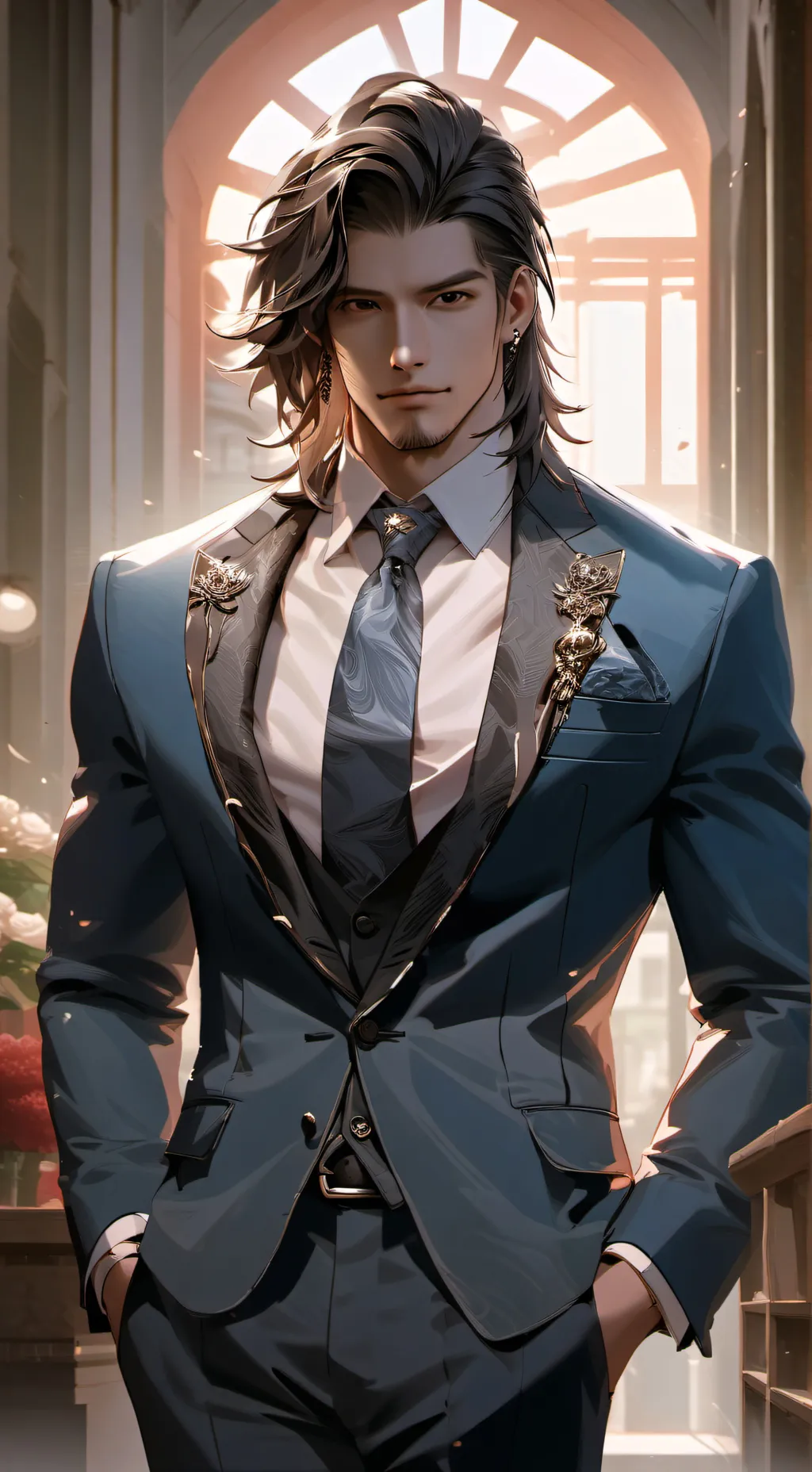 ai character: Max background