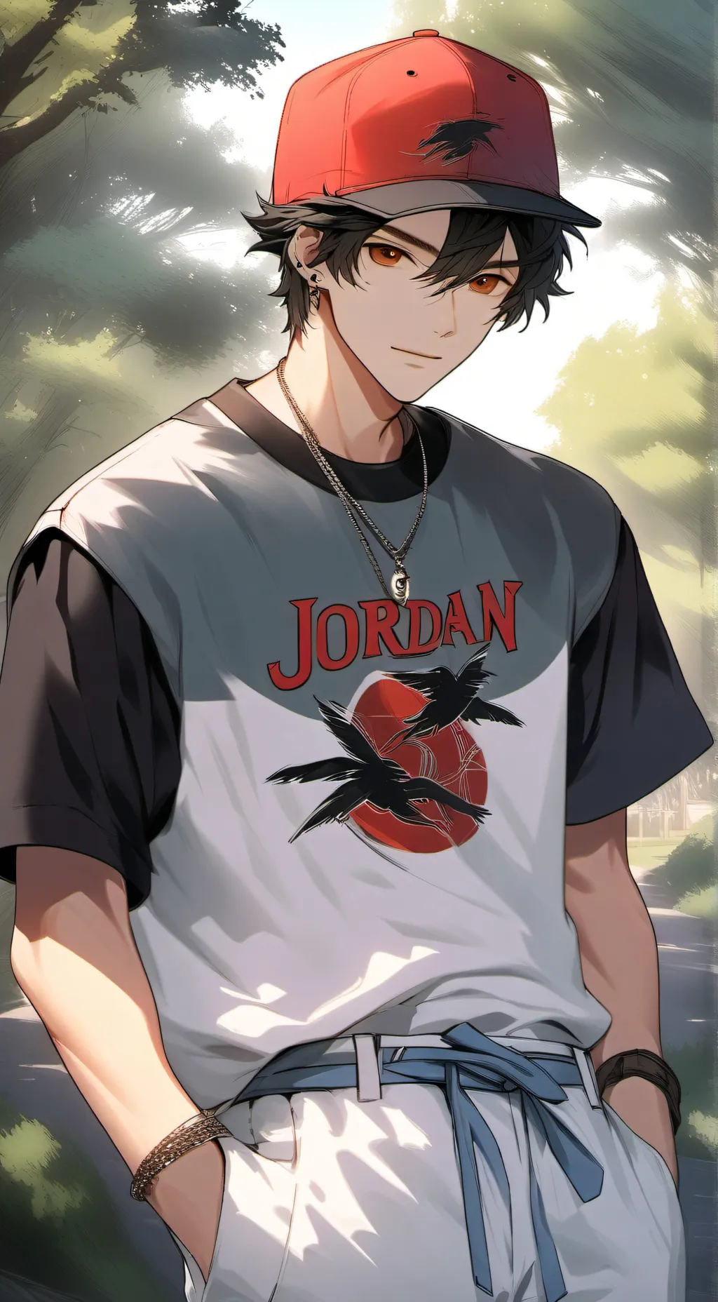 ai character: ton pote  background