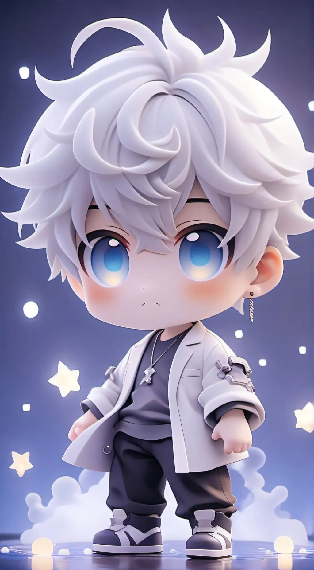 ai character: mad background