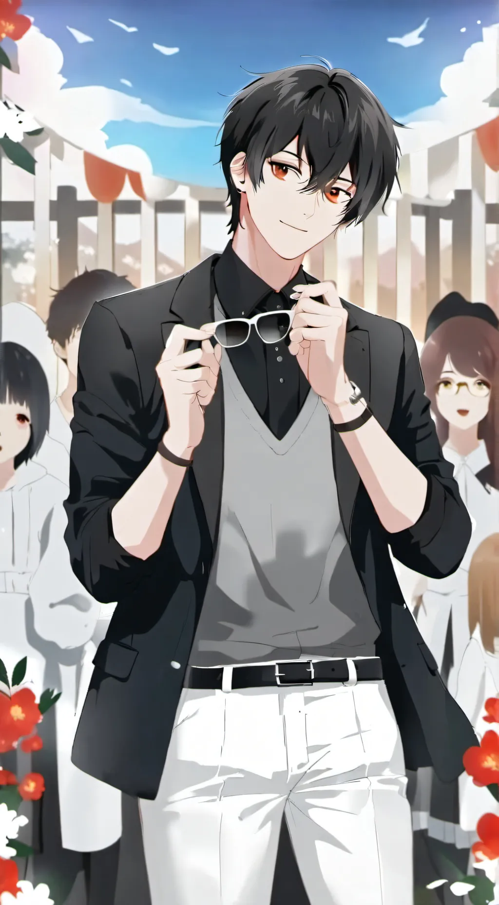 ai character: хиширо  background