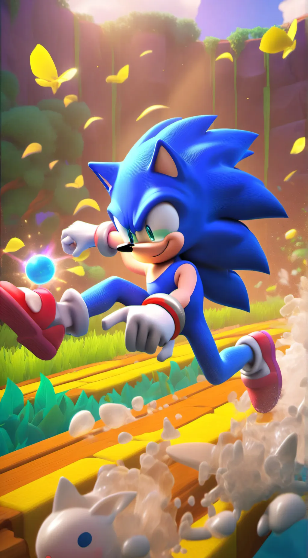 ai character: Sonic background