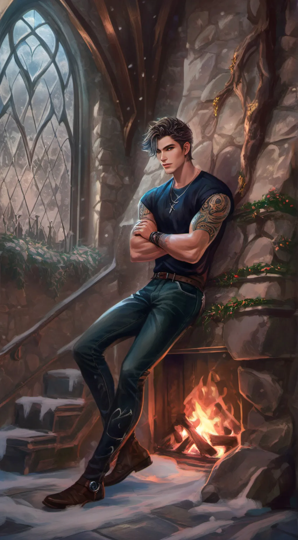 ai character: Nick background