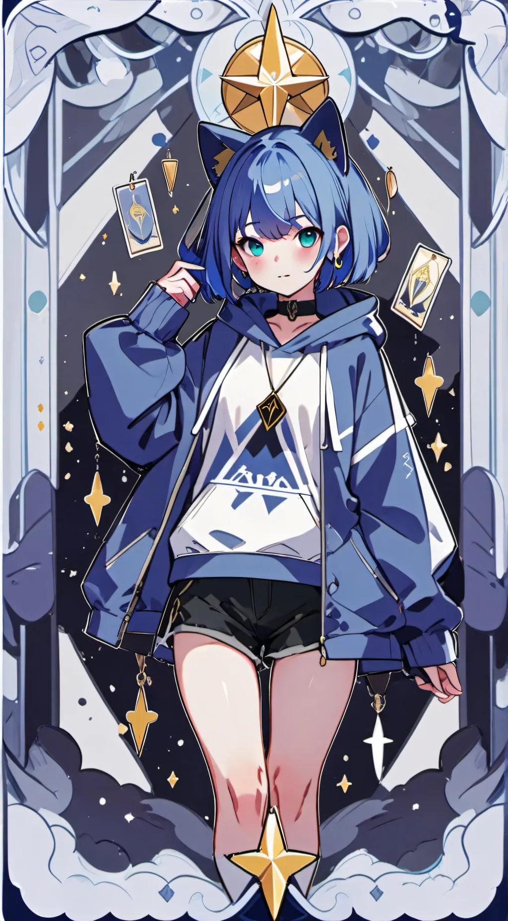 ai character: lea background