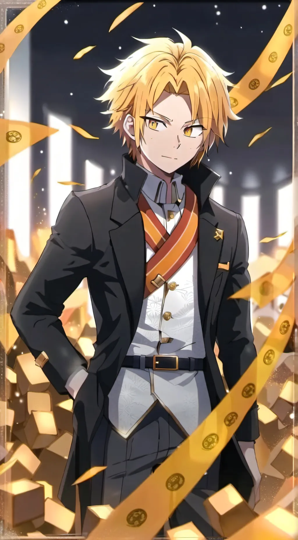 ai character: Denki background