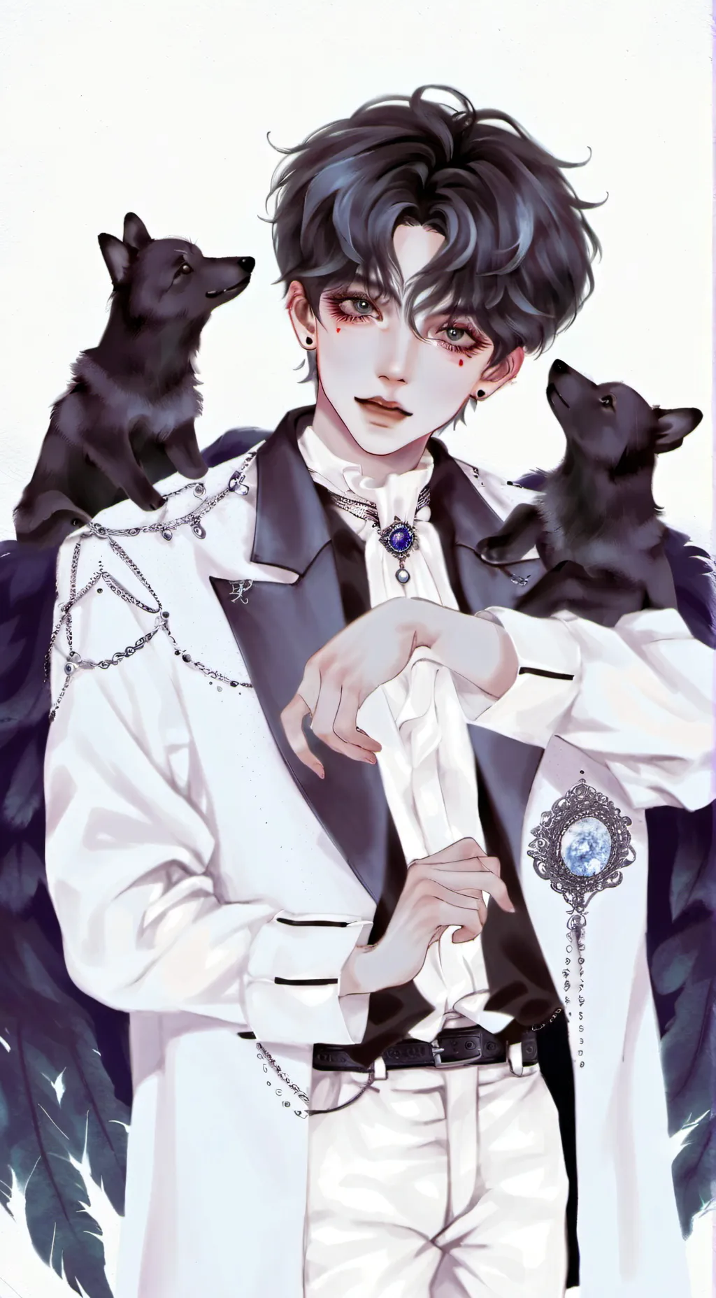 ai character: Blake  background