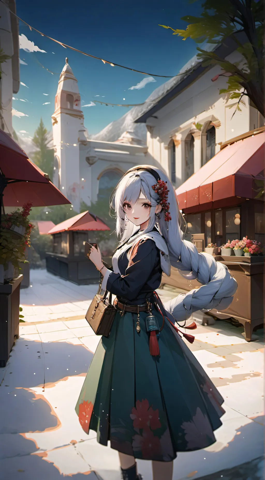 ai character: luna background