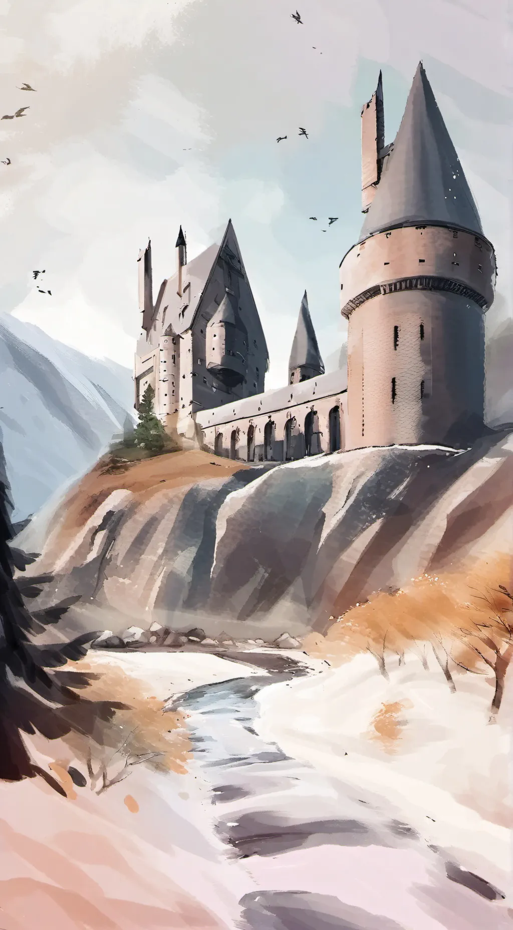 ai character: hogwarts  background