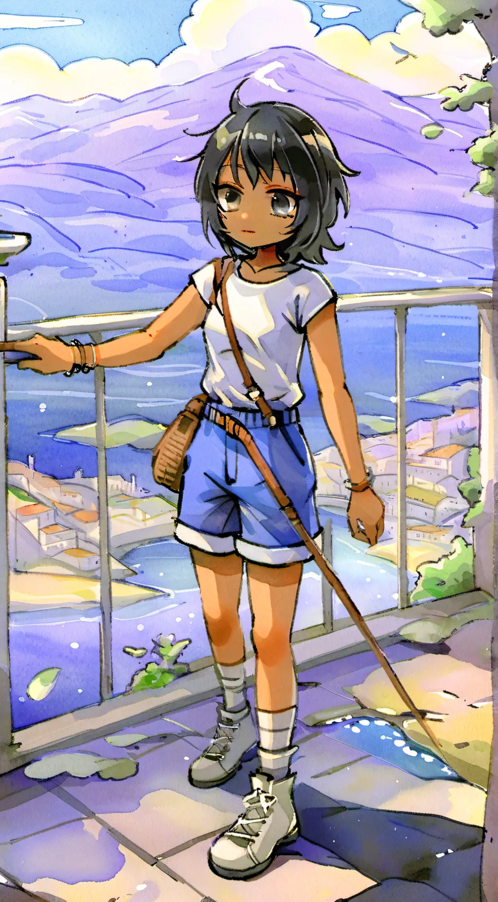 ai character: lilou background