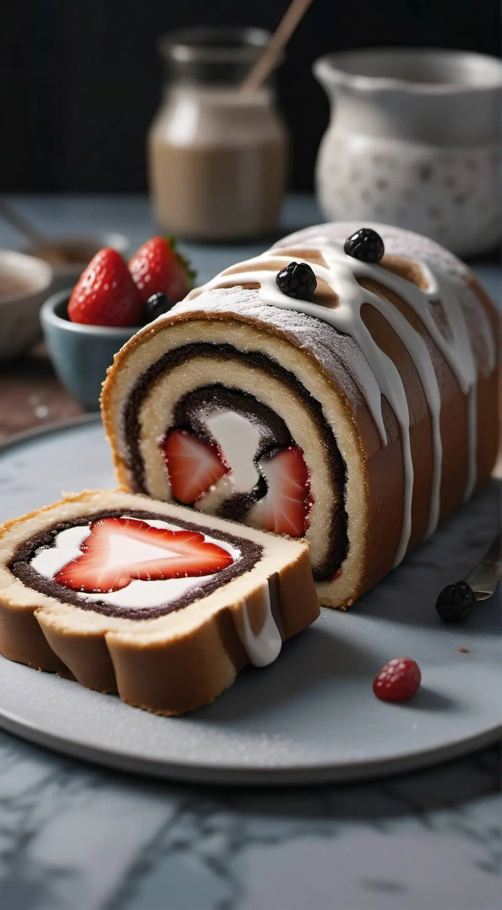 ai character: Fruitcake🦟 background