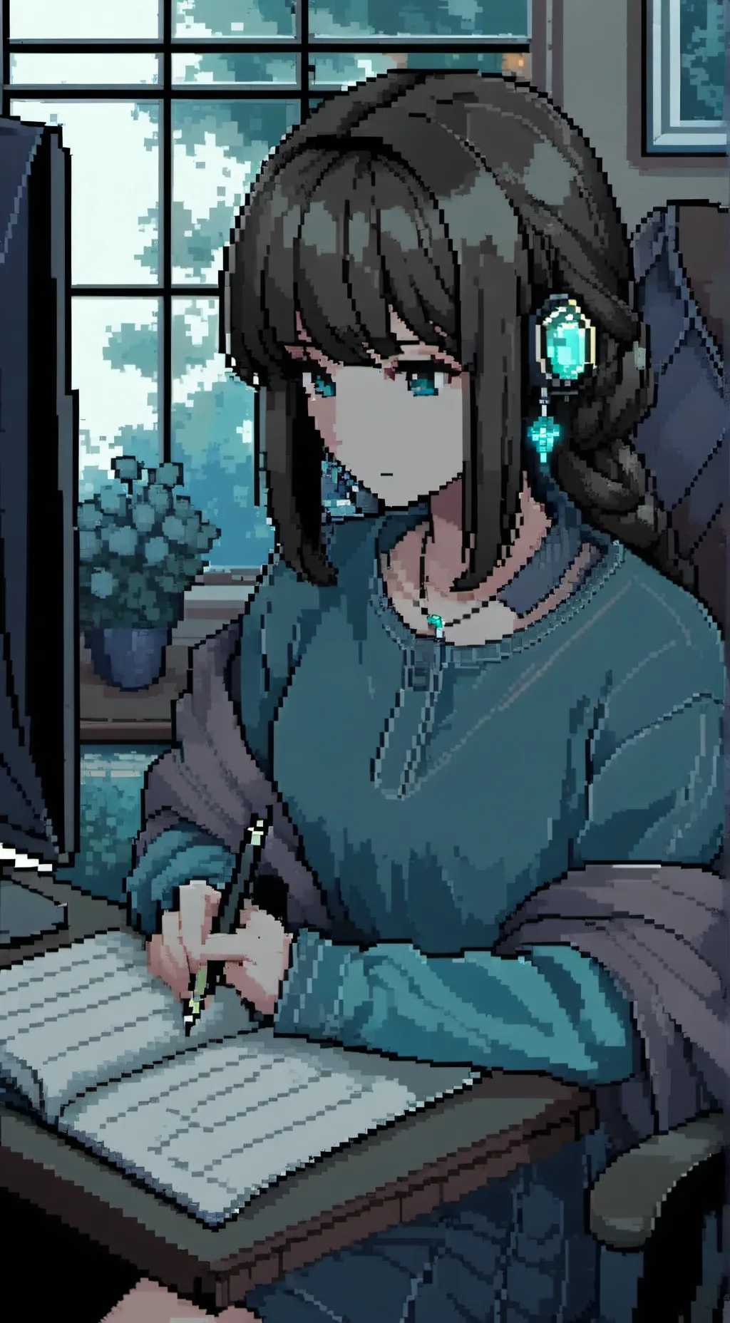 ai character: sara background