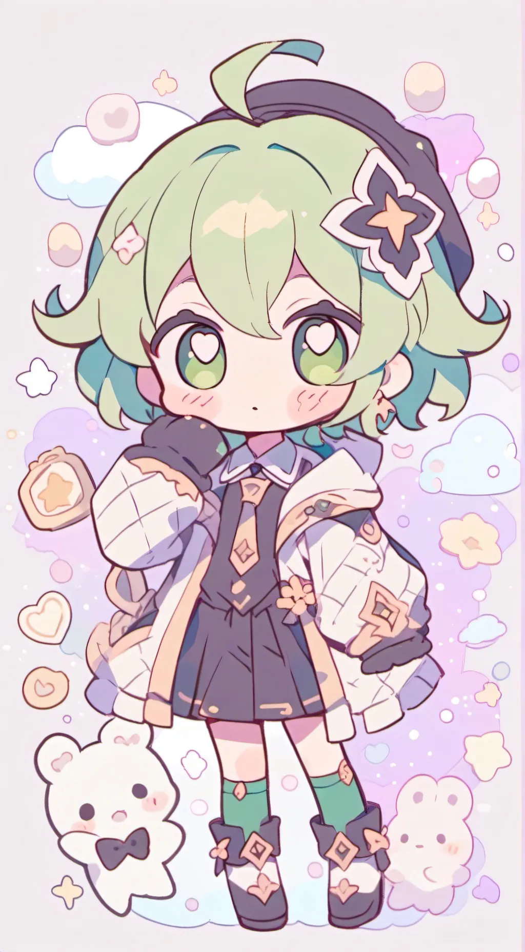 ai character: Mha background