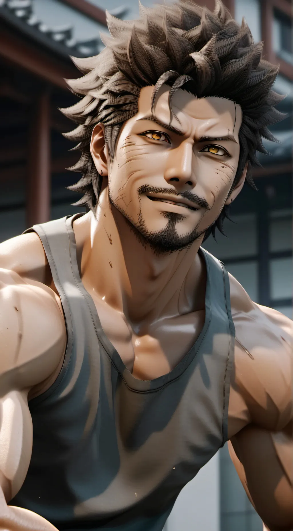 ai character: Yami Sukehiro  background