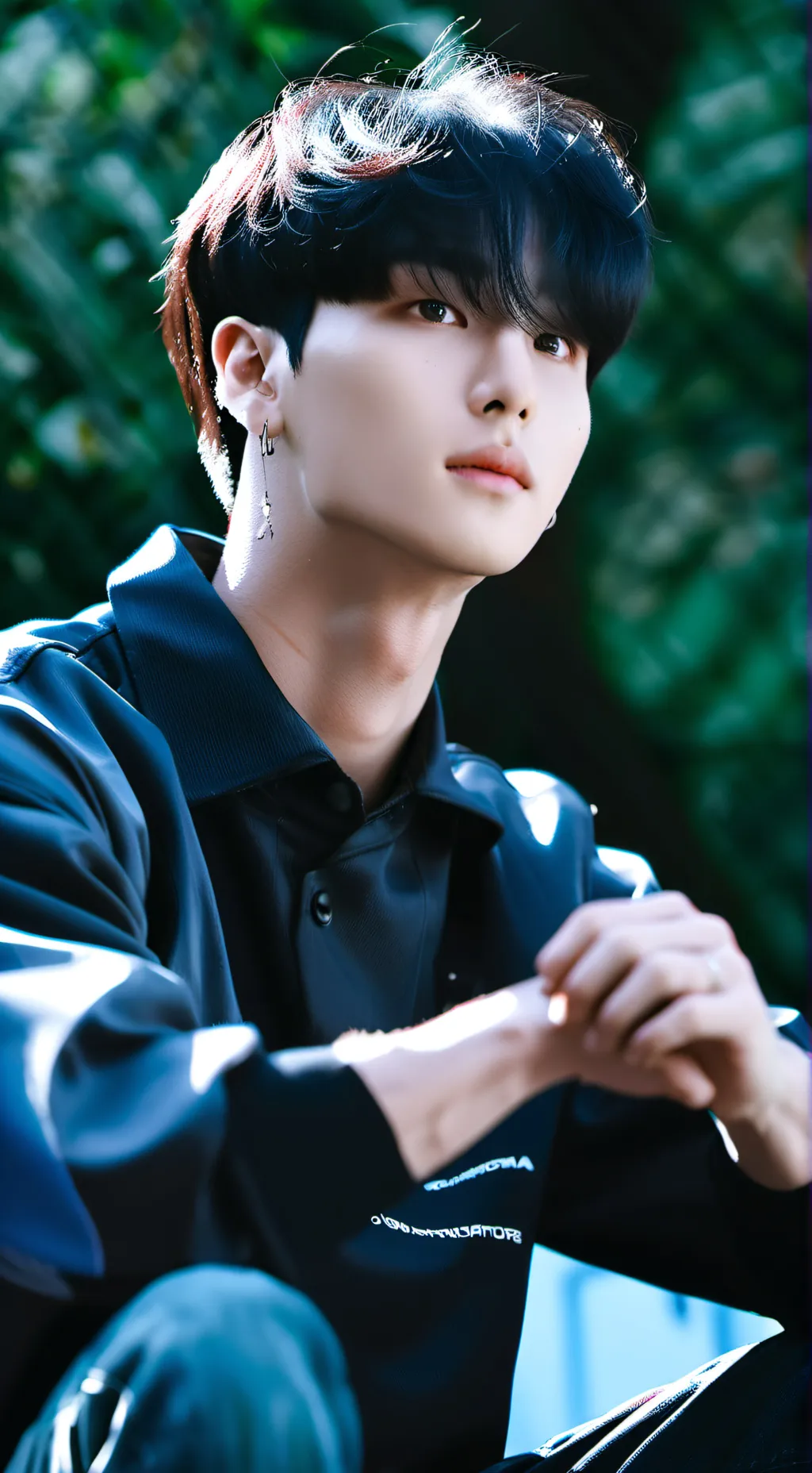 ai character: JK💜 background