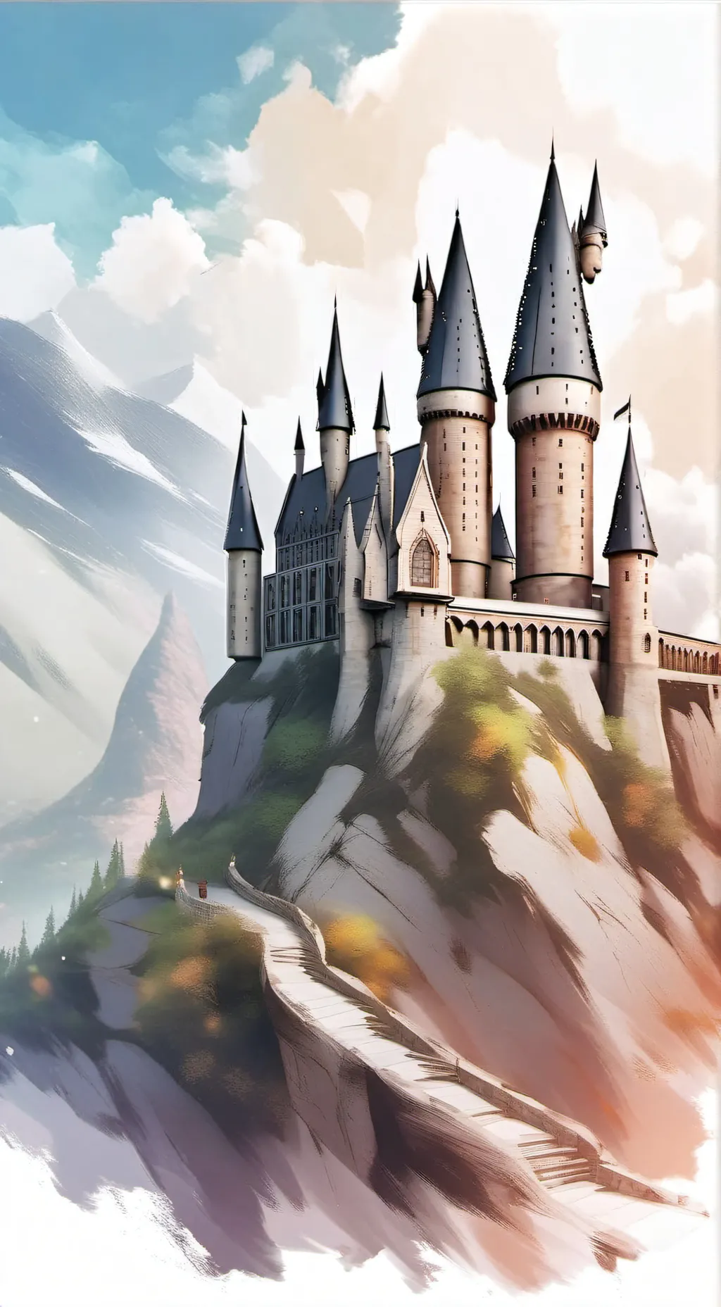 ai character: Hogwarts background