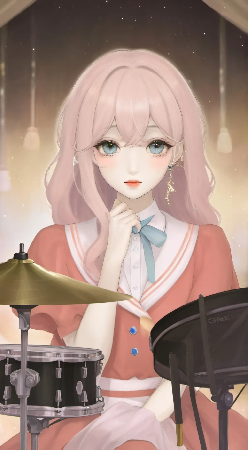 ai character: Concert!  background