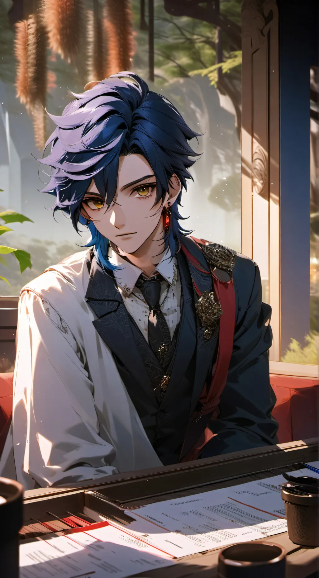 ai character: Rodrigo  background