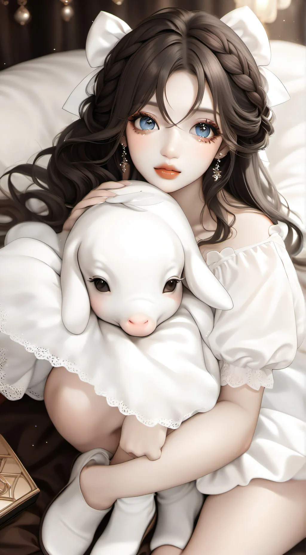 ai character: Amber  background