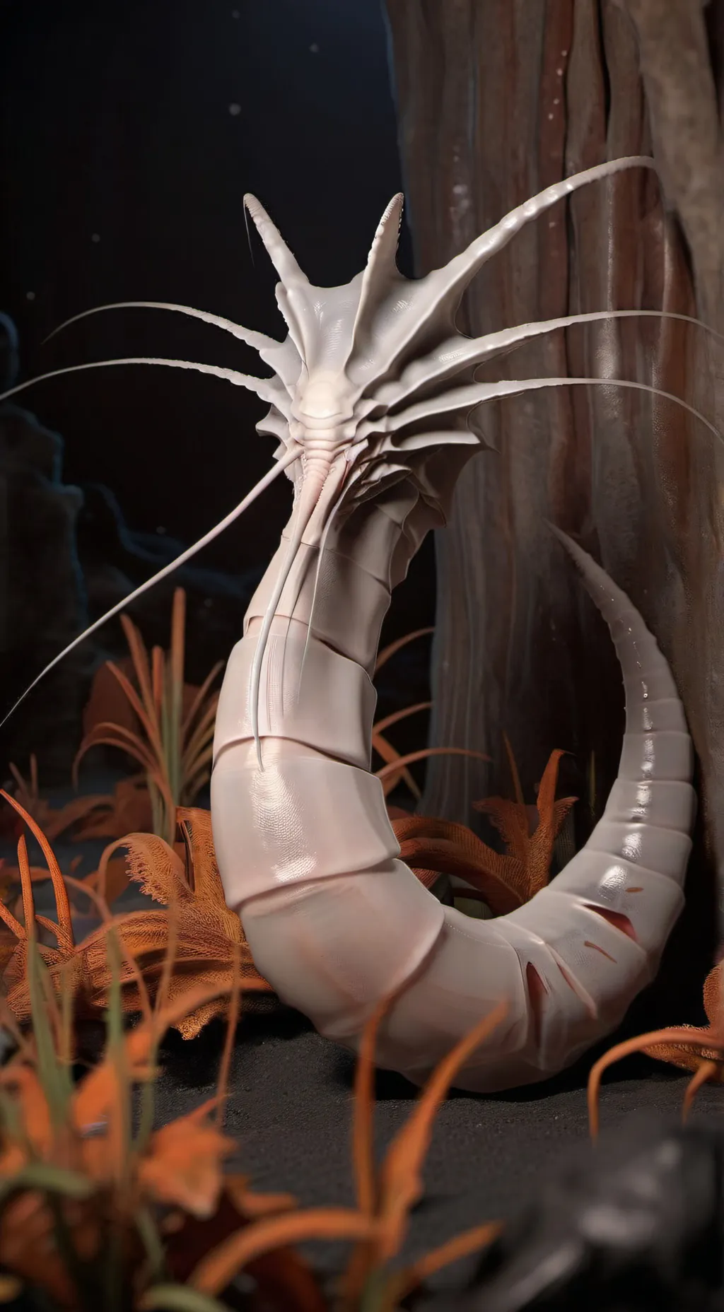 ai character: Crab drone background